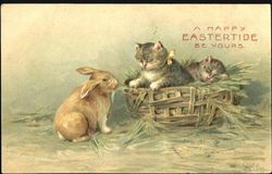 A Happy Eastertide Be Yours Postcard