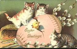 Easter Greetings Postcard