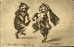 The Merry Widow Waltz Postcard