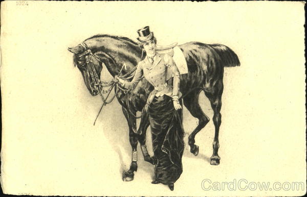 Woman with Horse Horses