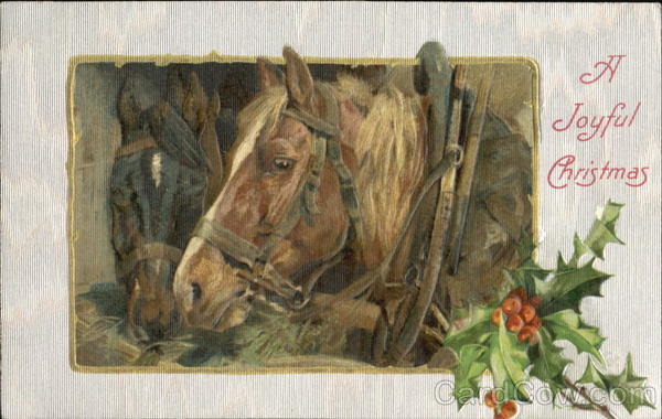 A Joyful Christmas Horses