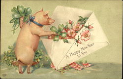 A Happy New Year To You Postcard