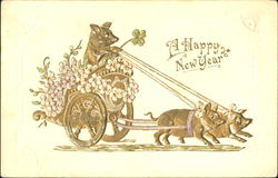 A Happy New Year Postcard