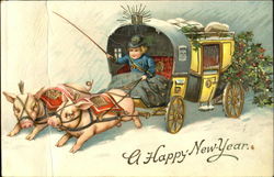 A Happy New Year Postcard