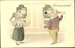 Bonne Annee! Postcard