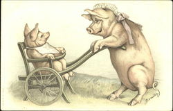 Baby Pig Postcard