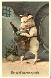 Bonne Et Heureuse Annee Postcard