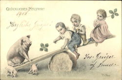 Gluckliches Neujahr! Postcard