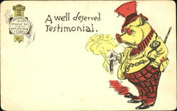 A Well Deserved Testimonial Postcard