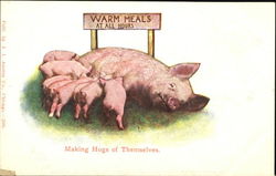Warm Meals At All Hours Postcard
