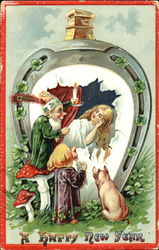 A Happy New Year Postcard