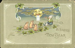 A Happy New Year Postcard
