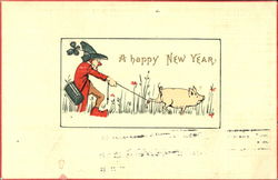 A Happy New Year Postcard