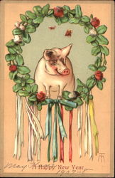A Happy New Year Postcard