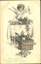 Ges Weilleurg Vocux Pour Une Heureuge Annee Postcard