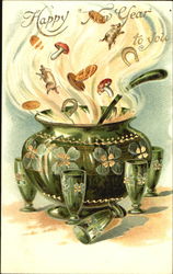 Happy New Year To You Postcard