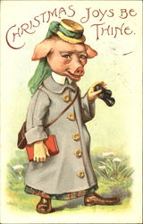 Christmas Joys Be Thine Postcard