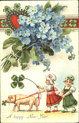 A Happy New Year Postcard