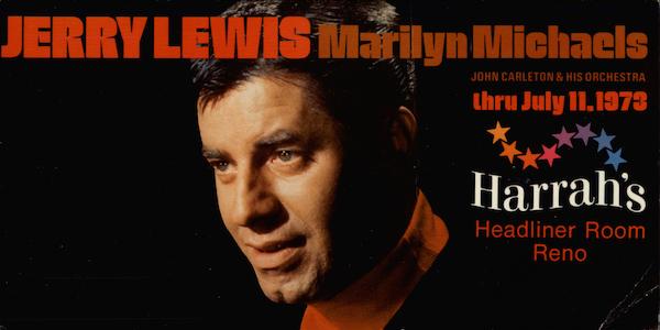 Jerry Lewis Marilyn Michaels Reno Nevada