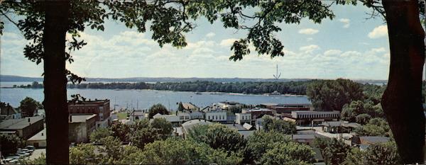 Overlooking Harbor Springs from the Bluff Michigan