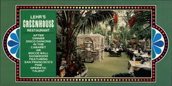 Lehr's Greenhouse Restaurant Large Format Postcard