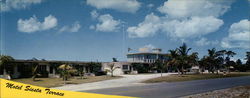 Motel Siesta Terrace Large Format Postcard