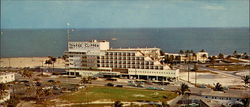 Airview Of Fort Lauderdale's Famed Yankee Clipper Hotel Large Format Postcard