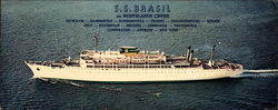 S. S. Brasil Cruise Ships Large Format Postcard Large Format Postcard