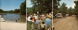 Bear Den Campground, Rt. #3 Box 284 Spruce Pine, NC Large Format Postcard Large Format Postcard