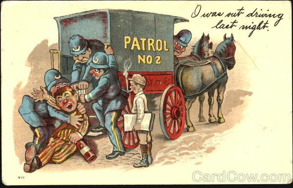 I Was Out Driving Last Night Drinking