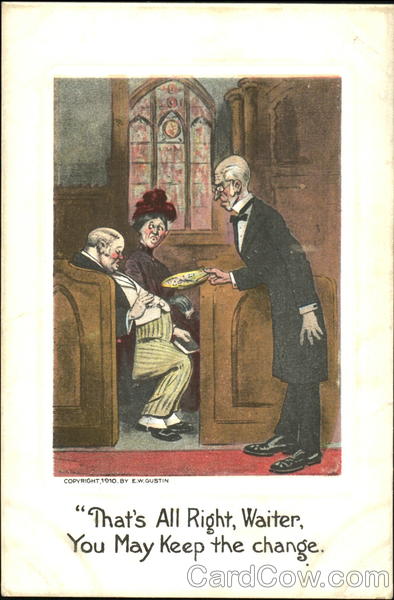 That's All Right Waiter You May Keep The Change Comic, Funny