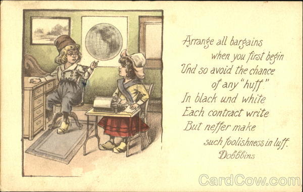 Arrange all bargains when you first begin Children