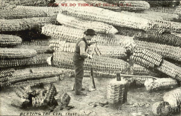 Corn Beating The Coal Trust Decatur Alabama