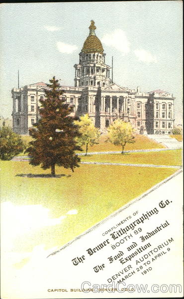 Denver Lithographing Co. Colorado Advertising