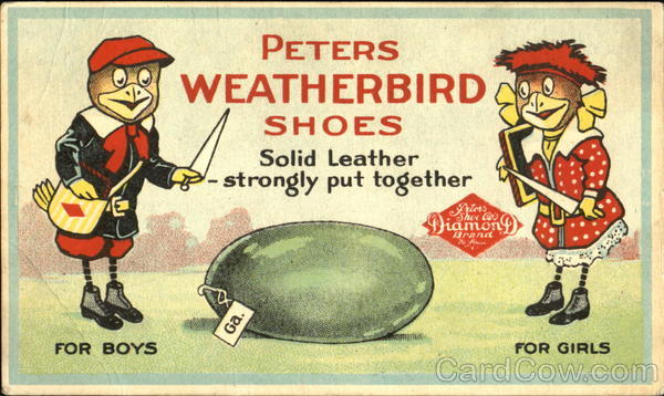 Peters Weatherbird Shoes Advertising