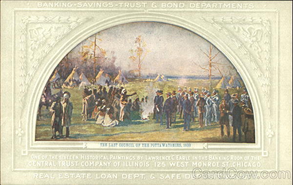 The Last Council Of The Potta Watomies Advertising