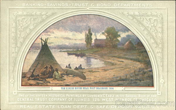 The Kinzie House Near Fort Dearborn Advertising