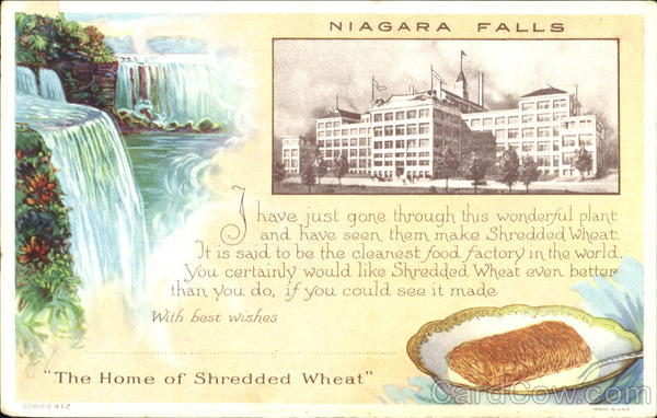 Home of Shredded Wheat Niagara Falls New York Advertising