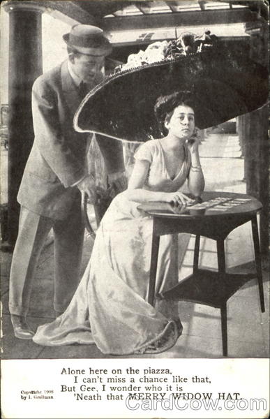 Alone Her On The Piazza Advertising