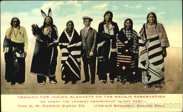 Trading For Indian Blankets On The Navajo Reservation