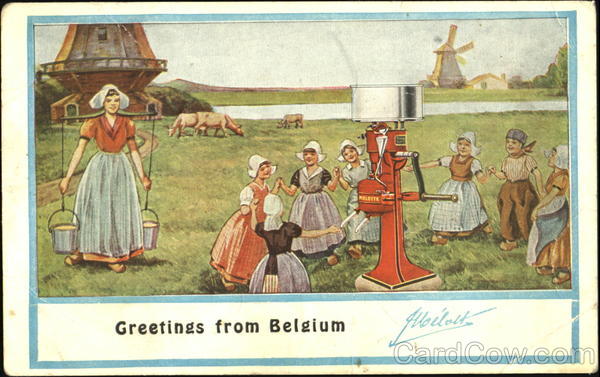 Greetings From Belgium Melotte Advertising