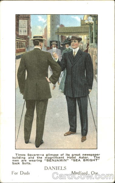 Daniels Suits Medford Oregon Advertising