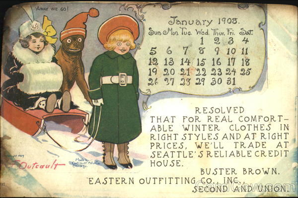 Away We Go! R. F. Outcault Calendars