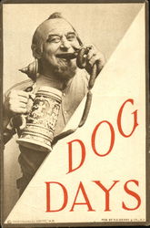 Dog Days Drinking Postcard Postcard