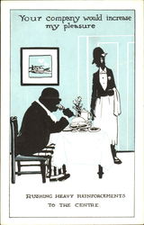 Your Company Would Increase My Pleasure Postcard