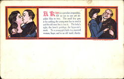 A Kiss Postcard