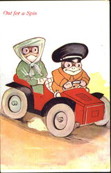 Out For A Spin Postcard