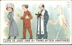 Life Is Just One Damn Thing After Another Postcard