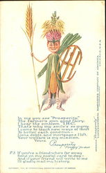 Prosperity Corn Fantasy Postcard Postcard