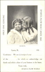 Sparta Plow Works Postcard